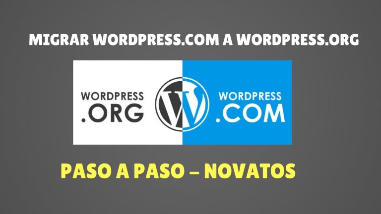 Migrando de WordPress-com a WordPress-org