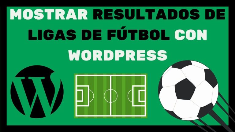 Soccer Info: estadísticas de fútbol en WordPress