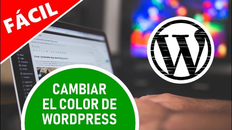 Cambiar el color del dashboard de WordPress