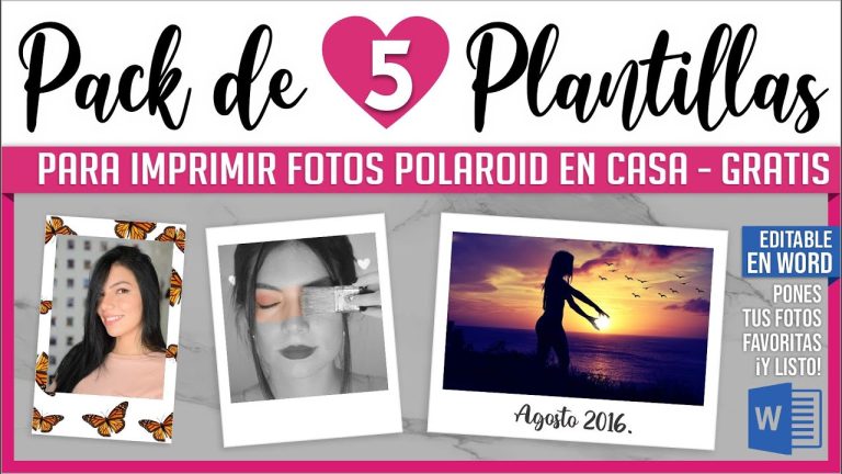 Plantilla en español – Polaroid